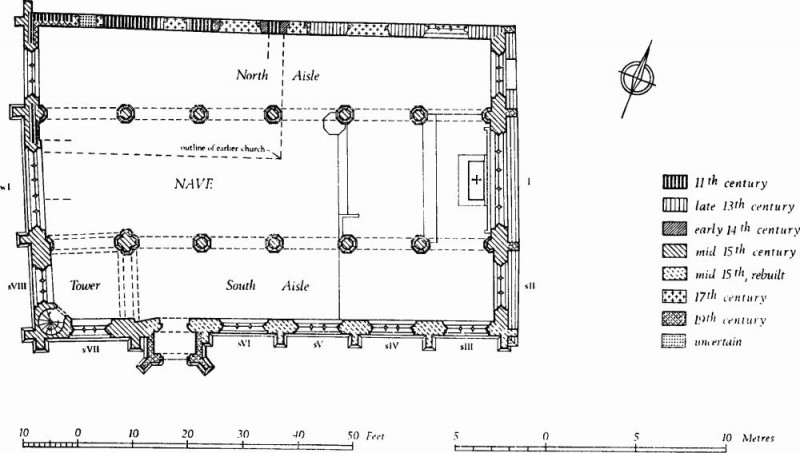 Figure 8a. St Martin Le Grand, York. Plan before George Pace’s intervention. Courtesy British History Online