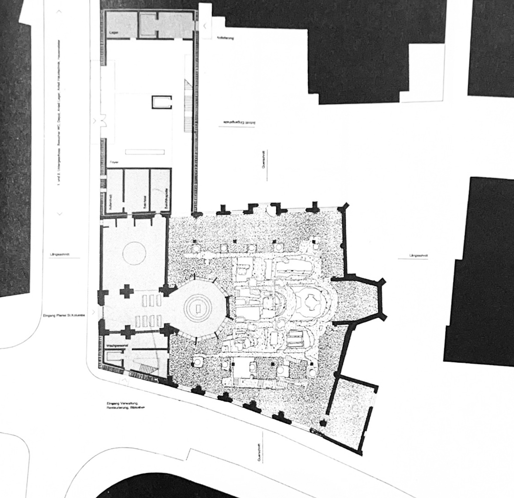 Figure 8. Peter Zumthor’s competition entry for the Diocesan Museum, 1997  ©Peter Zumthor