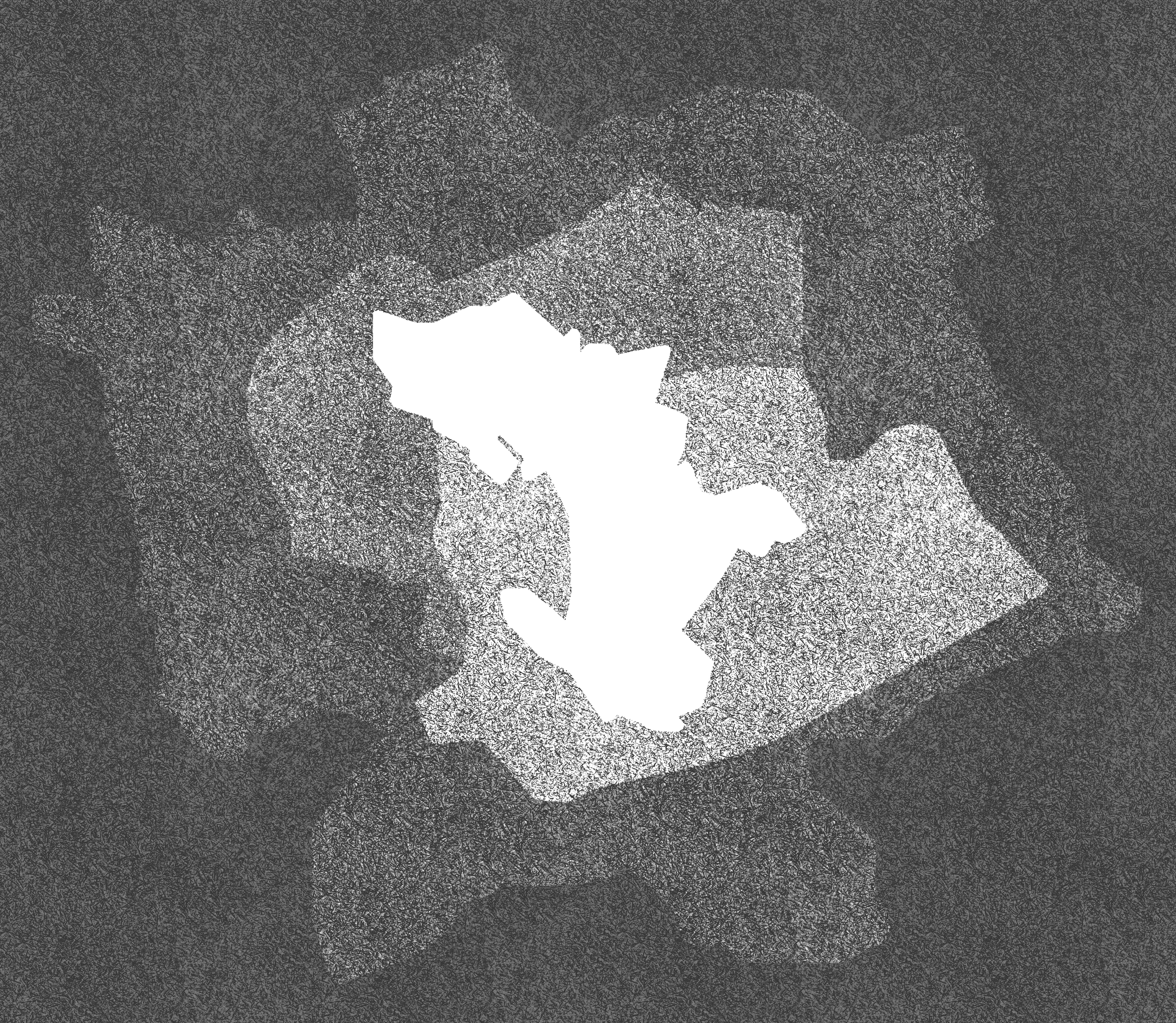 Figure 7. Europe's largest historic centre. From the largest footprint to the smallest: Roma, Palermo, Napoli, Genova. Collage by the author